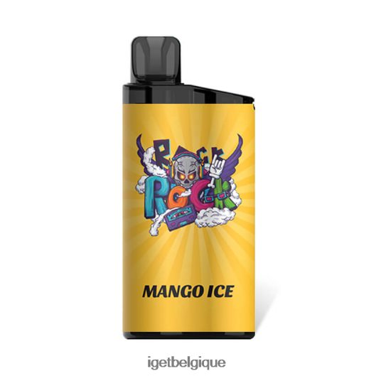 IGET vapes en vente bar 3500 bouffées 02064T299 glace à la mangue