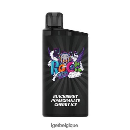IGET vente en gros barre 3500 bouffées 02064T285 glace à la cerise, à la mûre, à la grenade