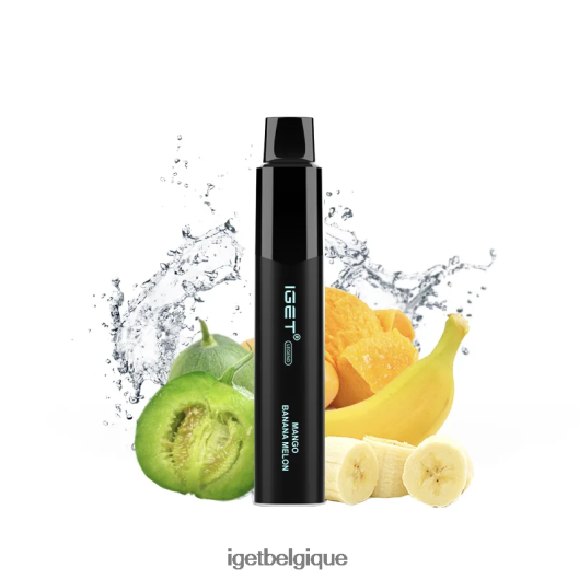IGET eshop légende 4000 bouffées 02064T350 mangue banane melon