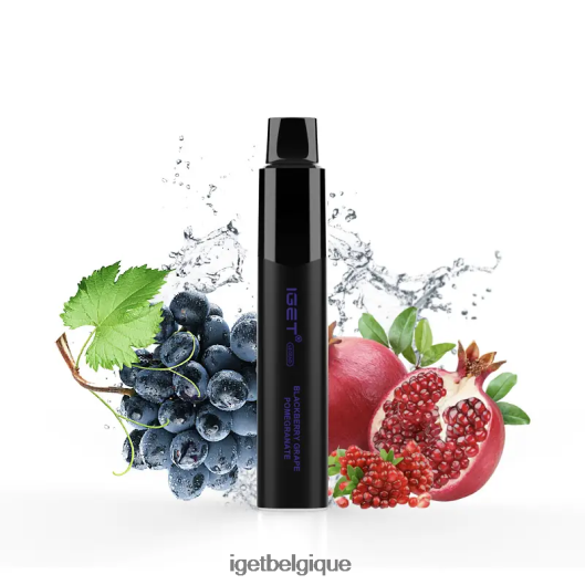 IGET vape légende 4000 bouffées 02064T341 grenade raisin mûre