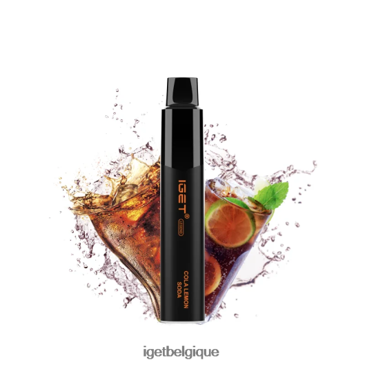 IGET vapes en vente légende 4000 bouffées 02064T349 soda au cola et au citron